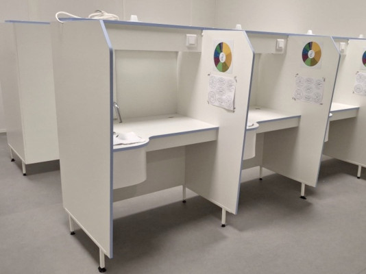 Cabine d'Analyse Sensorielle Fixe | Laboratoire Sensoriel POSSÉMÉ